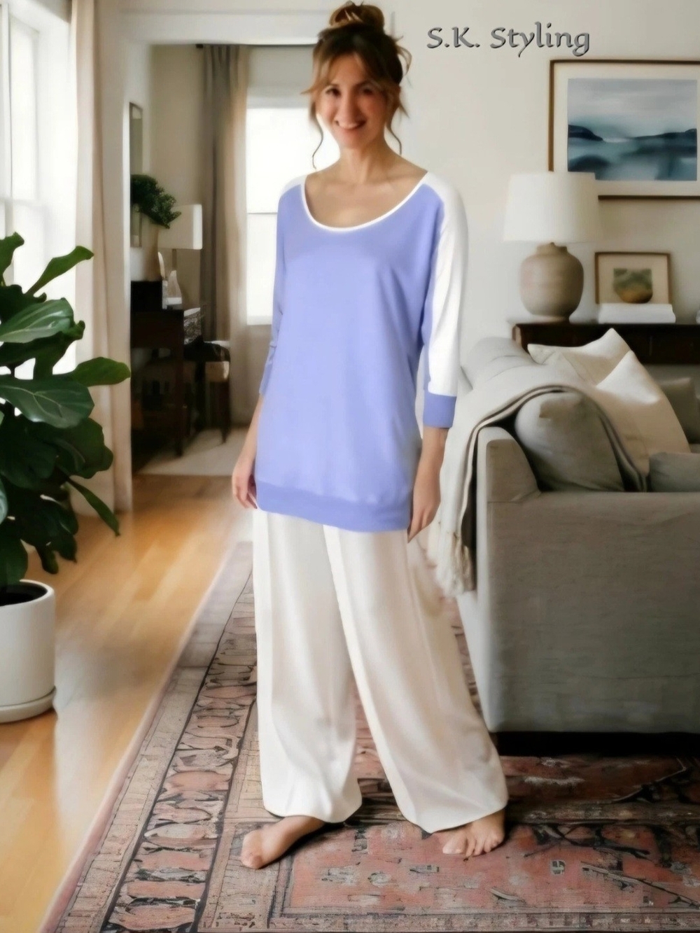 Victoria's Secret Angel Wing Knit Raglan Pullover Tunic Sweatshirt Style Top L